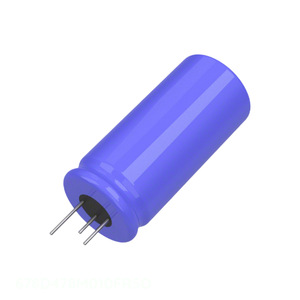 Condensador de Aluminio Original CAP ALUM 4700UF 20% 10V RADIAL 678D478M010FR5O 4700 uF de Montaje a Través de Orificio - Product Image 1