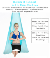 SANFAN 5m 6m 7m 8m Hamac volant violet pour yoga aérien, Trapeze rose, Sling, pour inversion par gravité, usage domestique et salle de sport