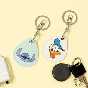 Alta calidad de dibujos animados personalizados en forma de gota de doble uso PU cuero duradero respetuoso con el medio ambiente Sensor botón llave caso varios colores - Product Image 3