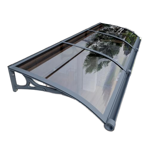 DIY Aluminum Bracket Polycarbonate Solid Sheet Roofing Canopy Awning for Windows and Doors