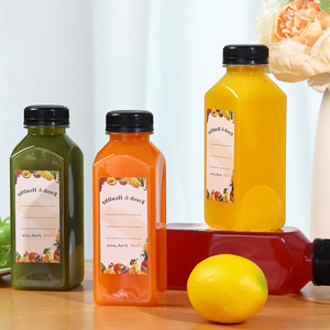 Nước Trái Cây Chai Pet Nhựa Ép Chai Với Mũ Tái Sử Dụng Rõ Ràng Số Lượng Lớn Đồ Uống Container Cho Nước Trái Cây Sữa Với Biểu Tượng Tùy Chỉnh - Product Image 3
