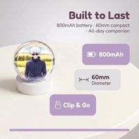 Nouvelle boule vidéo créative personnalisée 2026 – Lecteur vidéo électronique en cristal transparent, cadeau de Noël, diamètre 60 mm