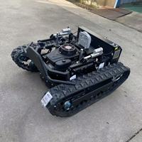 Tondeuse robotisée télécommandée certifiée EPA Euro 5, 550 mm, Loncin, à essence, sur chenilles, tout-terrain, agricole et domestique, 20 mm, 224