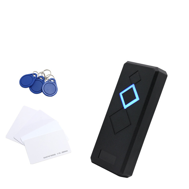 125Khz RFID Waterproof RS232 RS485 UART Serial Port Smart Contactless EM4100 ISO 14443A ID Access Control Card Reader 3-5cm