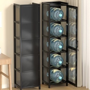 Estantería sencilla de pie, estante de pared, armario de almacenamiento multifuncional para niños, pequeño armario de almacenamiento para - Product Image 4
