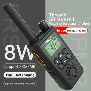 Pmr Frs Mini Draagbare Twee Manier Radio Waterdichte Walkie-Talkies Telefoon Noaa Weersverwachting Professionele Lange Afstand Walkie Talkie - Product Image 2