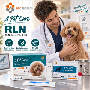 Kit de test de <span class=keywords><strong>grossesse</strong></span> canin RLN Relaxine vétérinaire, kit de diagnostic rapide pour chien en <span class=keywords><strong>une</strong></span> étape, boîte de 10 pièces - Product Image 1
