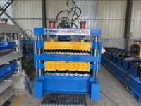 Línea de Formación de Rollos de Láminas para Techos Corrugados/Caja con Certificación CE LINRAN, Maquinaria para Fabricación de Tejas con Motor de Alta Eficiencia y PLC