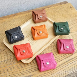 Vintage Lychee Pattern PU Coin <b>Purse</b> – Mini Button Closure Pouch for Earphones & <b>Small</b> Items - Product Image 2