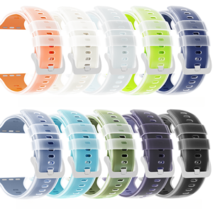 <span class=keywords><strong>Bracelet</strong></span> de montre en silicone bicolore souple pour le sport, compatible avec <span class=keywords><strong>Apple</strong></span> <span class=keywords><strong>Watch</strong></span> - Product Image 2