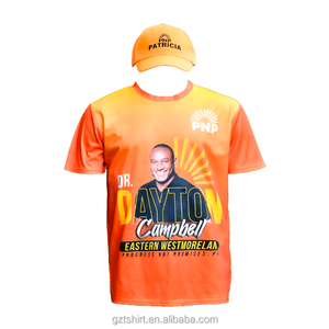 Giá Rẻ Khuyến Mại T-Shirts Thăng Hoa T Áo Sơ Mi Tùy Chỉnh In Ấn 100% Polyester T Áo Sơ Mi Bán Buôn Cuộc Bầu Cử Chiến Dịch Áo Thun - Product Image 3