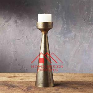 Centres de table de mariage décor meilleur vendeur bougeoir en fer galvanisé avec verre votif - Product Image 4