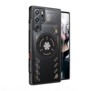 Vente chaude ZTE nubia Red Magic 9 Pro 5G coque de téléphone Imak quatre coins antichoc conduction thermique coque de téléphone portable souple - Product Image 1