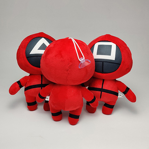 Peluche da Collezione a Forma <span class=keywords><strong>di</strong></span> Personaggio Mascherato per Alleviare Stress e Ansia - Giocattolo Morbido e Spremibile, Design Personalizzabile con Tuta Rossa - Product Image 4