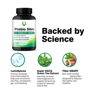 Personalización de fábrica Probio Slim Capsules Support Weight Management Ayuda a sentirse más ligero y saludable con fibra prebiótica - Product Image 6