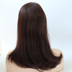 Toppers europeo <span class=keywords><strong>per</strong></span> capelli umani in seta traspirante Top integrazione capelli <span class=keywords><strong>donna</strong></span> capelli Topper Toupee <span class=keywords><strong>per</strong></span> <span class=keywords><strong>donna</strong></span> sistema di sostituzione Hairpiece - Product Image 4