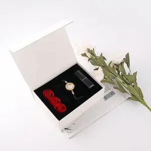 精致奢华磁扣封口硬质礼品盒生日礼盒鲜花玫瑰盒