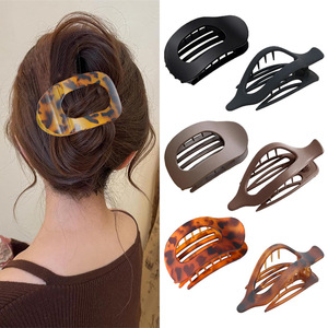 Pince à cheveux en écaille de tortue pour queue de cheval, chignon, usage quotidien et professionnel - Product Image 5