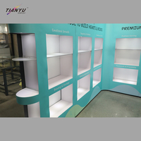 Vente flash : présentoirs en aluminium pour accessoires de cheveux, présentoirs pop-up, bannières pour la vente en gros
