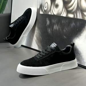 Sneakers Platform All'Ingrosso, Calzature Sportive Traspiranti alla Moda, Leggere, per Uomo, Nero e Verde, Scarpe Casual Giovanili - Product Image 4