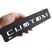 Professionnel personnalisé Abs plastique Chrome capot de voiture lettres autocollant voiture lettre emblème avec auto-adhésif