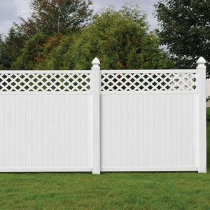 Clôture en <span class=keywords><strong>PVC</strong></span> <span class=keywords><strong>blanc</strong></span> de 6 pieds avec options de poteaux creux et solides-Personnalisée pour les exigences de charge de vent aux États-Unis - Product Image 6