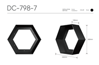Niche de douche hexagonale encastrée murale avec panneau arrière en pierre frittée pour la rénovation de salle de bain