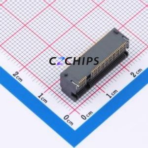 HYCW14B-05NGFF-850B Hard Drive Connector (SAS/SATA/M.2) SMD Connector M.2-B Key Female 67P Horizontal Mount - Product Image 2