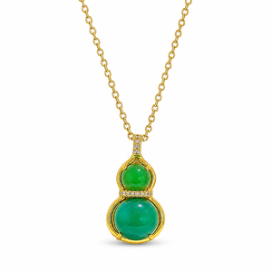 Collana artistica a forma di zucca: elegante gioiello vintage per donna - Product Image 1