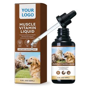 Vitamine liquide pour animaux de compagnie OEM ODM, saveur personnalisée, ingrédients, santé des animaux de compagnie, supplément liquide de vitamine - Product Image 1