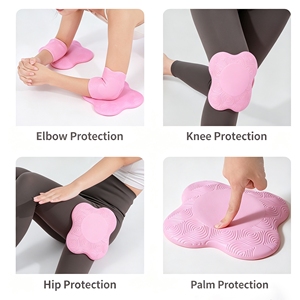Coussinets de soutien pour les genoux en TPE antidérapants, personnalisables, multifonctionnels, épaissis et à haute élasticité pour le yoga - Product Image 4