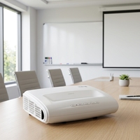 Projecteur laser DLP intelligent interactif FLYIN pour salle de classe et salle de conférence, ultra courte focale, vidéo 1080p, stéréo HIFI portable