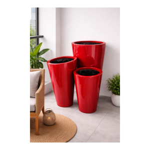 กระถางต้นไม้ไฟเบอร์กลาส ดีไซน์หรูหราทันสมัย ตกแต่งบ้านและสวน เป็นมิตรกับสิ่งแวดล้อม ทนทาน ราคาโรงงาน - Product Image 1