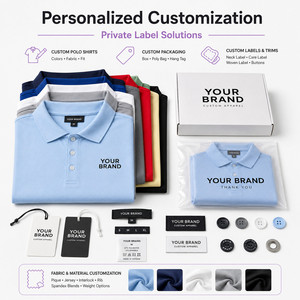 Camiseta Polo de Rendimiento Personalizada con Logotipo para Hombre y Mujer, 13% Elastano, Elástica en 4 Direcciones, Transpirable, Ropa de Golf para Equipos, Venta al Por Mayor, Tallas S-4XL, Azul Rey - Product Image 5