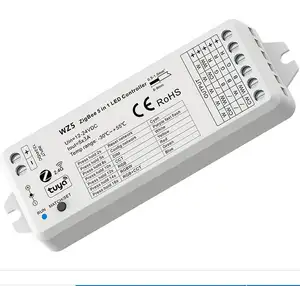 뜨거운 WZ5 5 1 Tuya APP 지그비 3.0 RF 무선 Led 컨트롤러 지그비 조광기 RGB RGBW CCT RGBW CW WW LED 스트립