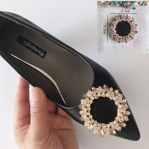 Produttori di reputazione Piu Alta PER vendere materiali PER scarpe piatte con fiocco trong strass - Product Image 1