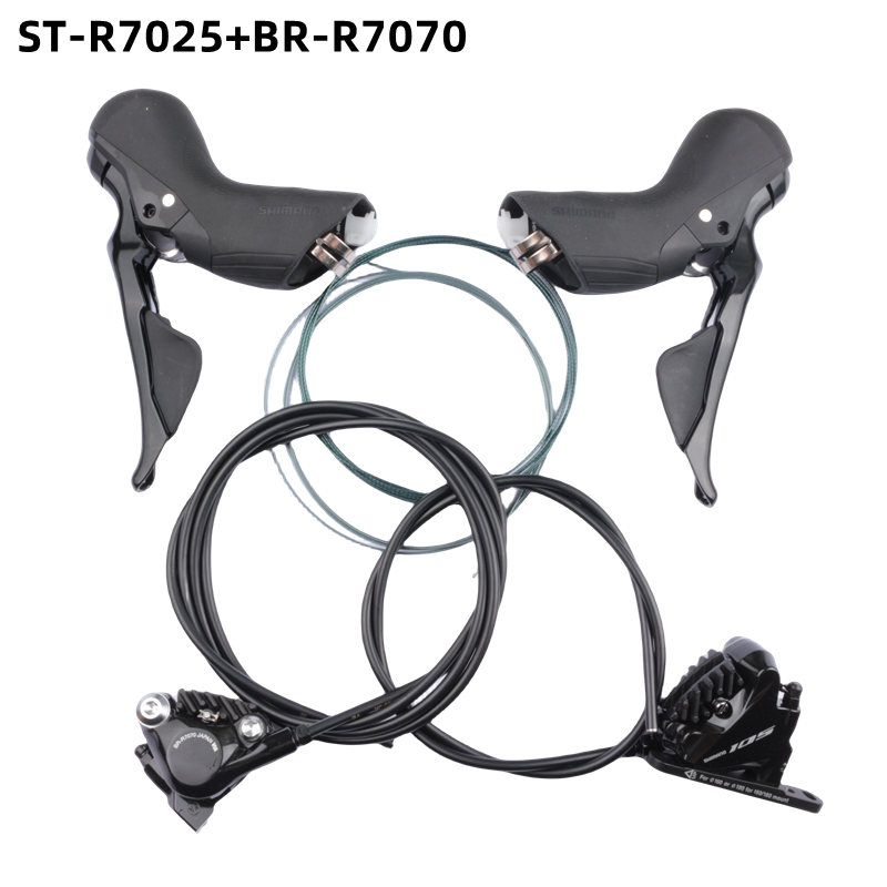 Shimano ST-R7020 + BR-R7070 Disc Brake Pads for Road Bikes
