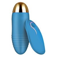 USB-Aufladbarer Klitoris-Stimulator Kabellose Steuerung Vibrierendes Ei mit Fernbedienung Mini-Sexspielzeug für Frauen