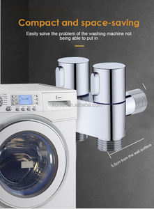 <span class=keywords><strong>Robinet</strong></span> Moderne Commercial Petit Format 1/2 <span class=keywords><strong>Double</strong></span> Angle <span class=keywords><strong>Robinet</strong></span> <span class=keywords><strong>d</strong></span>'Arrêt <span class=keywords><strong>Robinet</strong></span> de Salle de Bain avec Installation Facile pour Utilisation Hôtelière - Product Image 3