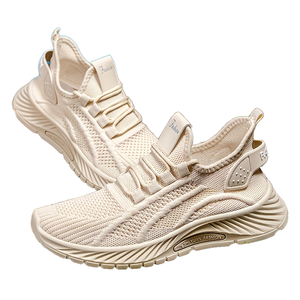 Otoño 2024, zapatillas de deporte de punto para mujer, suela blanda cómoda antideslizante transpirable a la moda, zapatos informales superventas - Product Image 1