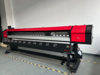 2025 nouveau XP600 tête d'impression imprimante panneau d'affichage bannière affiche Machine d'impression 3.2m Auto Eco solvant imprimante