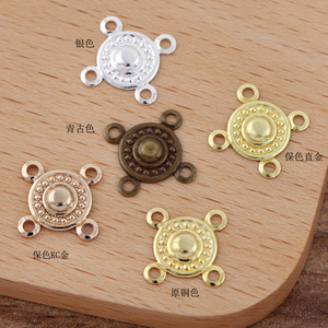 铜花件 5色 8毫米 四孔 威尔海姆 (09069) - Product Image 1