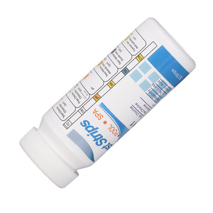 100 bandelettes de <span class=keywords><strong>test</strong></span> de pH 6 en 1 (pH, chlore, dureté, alcalinité, <span class=keywords><strong>acide</strong></span> <span class=keywords><strong>cyanurique</strong></span>) pour piscine et spa - Product Image 6