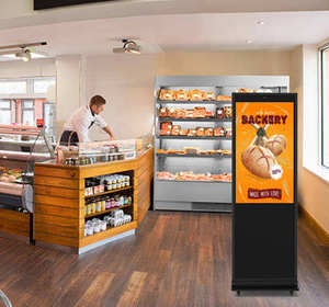 43 50 55 65 inch dọc <span class=keywords><strong>Android</strong></span> cảm ứng quảng cáo nhà hàng Màn hình hiển thị quảng cáo tiếp thị thiết bị kỹ thuật số biển - Product Image 3