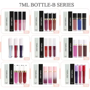 Cosmetics Lipgloss Packaging Vendor Hot Sale Liquid Lipstick Fashion Bulk Custom Logo Matte Lip Gloss Kit