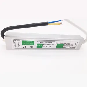 Impermeável IP67 LED Switching Power Supply 110V-24V 2A 20W-25W Única saída impermeável IP67 12V 2A