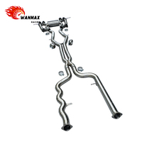 Système d'échappement Catback Valvetronic pour BMW G80 M3 G82 M4 S58 3.0T Performance, silencieux chromé avec embouts bleus
