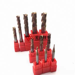 Fresas de extremo plano de aleación dura HRC 45/HRC50/HRC55/HRC60/HRC65 con recubrimiento AITiN TiSiAIN - Categoría de producto: Fresas - Product Image 6