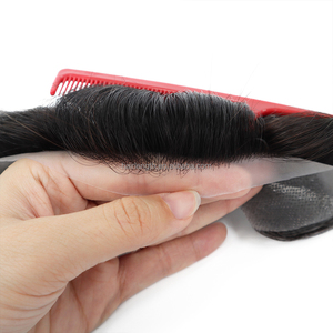 Parrucca Super alla moda parrucchino <span class=keywords><strong>da</strong></span> <span class=keywords><strong>uomo</strong></span> in materiale resistente Premium parrucca traspirante - Product Image 3