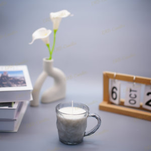 Taza de vela de aromaterapia para decoración del hogar, cera de soja con aroma personalizado para Navidad - Product Image 3